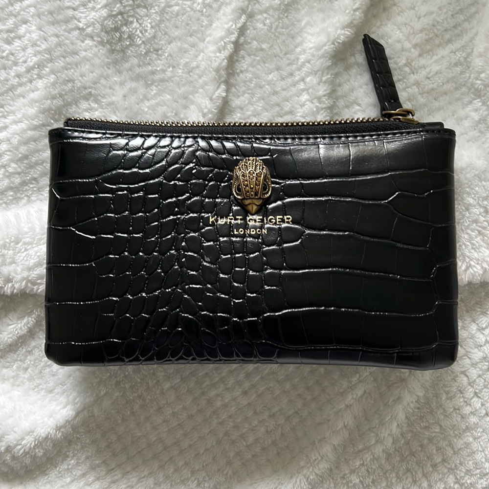 Kurt Geiger croc purse pouch